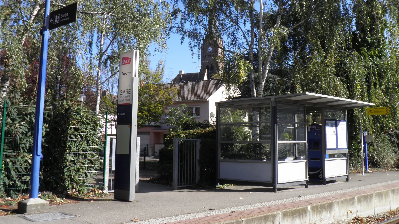 La gare de Colmar-Saint-Joseph, au sud-est de Colmar